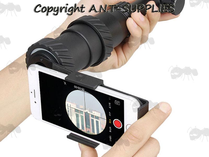 Adjustable Focus Rifle Scope Mount for Smart Phone Cameras