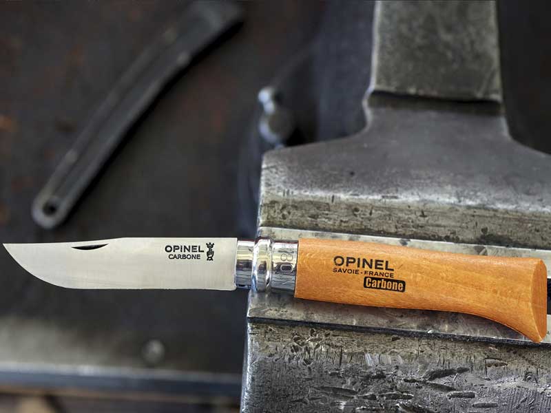 Opinel No.8 Virobloc Double Safety Ring Folding Knife