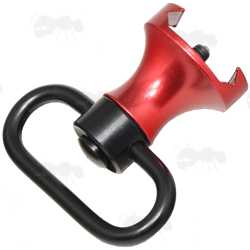 Picatinny Railed Handguard Red Handstop with 10mm Socket Push Fit Sling Swivel
