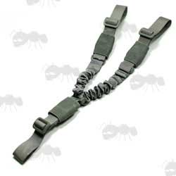 CQB Foliage Green One Point Chest Rig Bungee Sling
