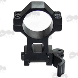 Throw-Lever Quick-Release Rifle Scope Ring Mounts for Weaver / Picatinny Rails