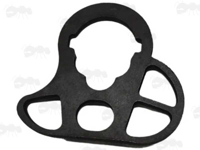 AR-15 Sliding Stock Sling Plate with Quad Slots