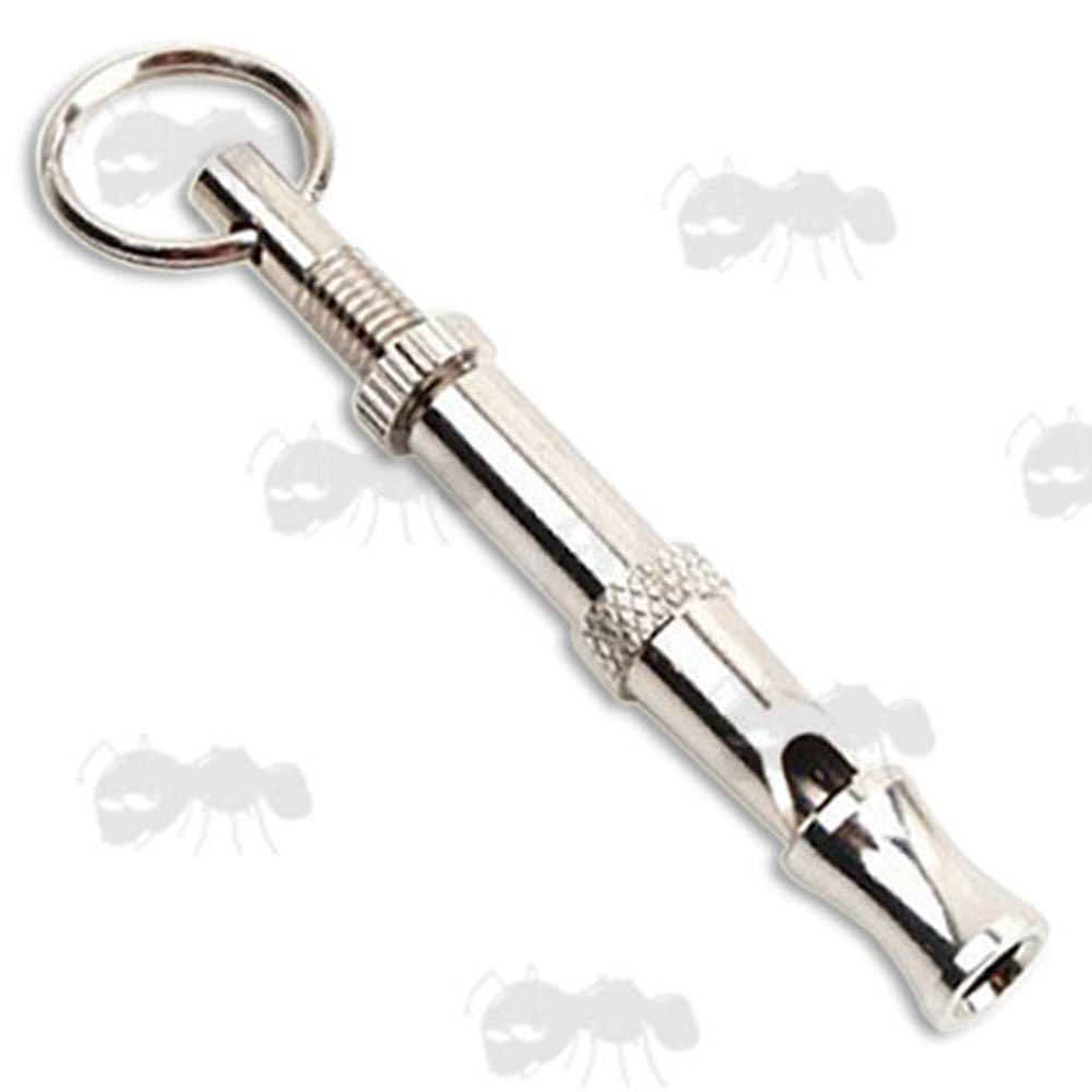 Silver Coloured Silent Dog Whistle