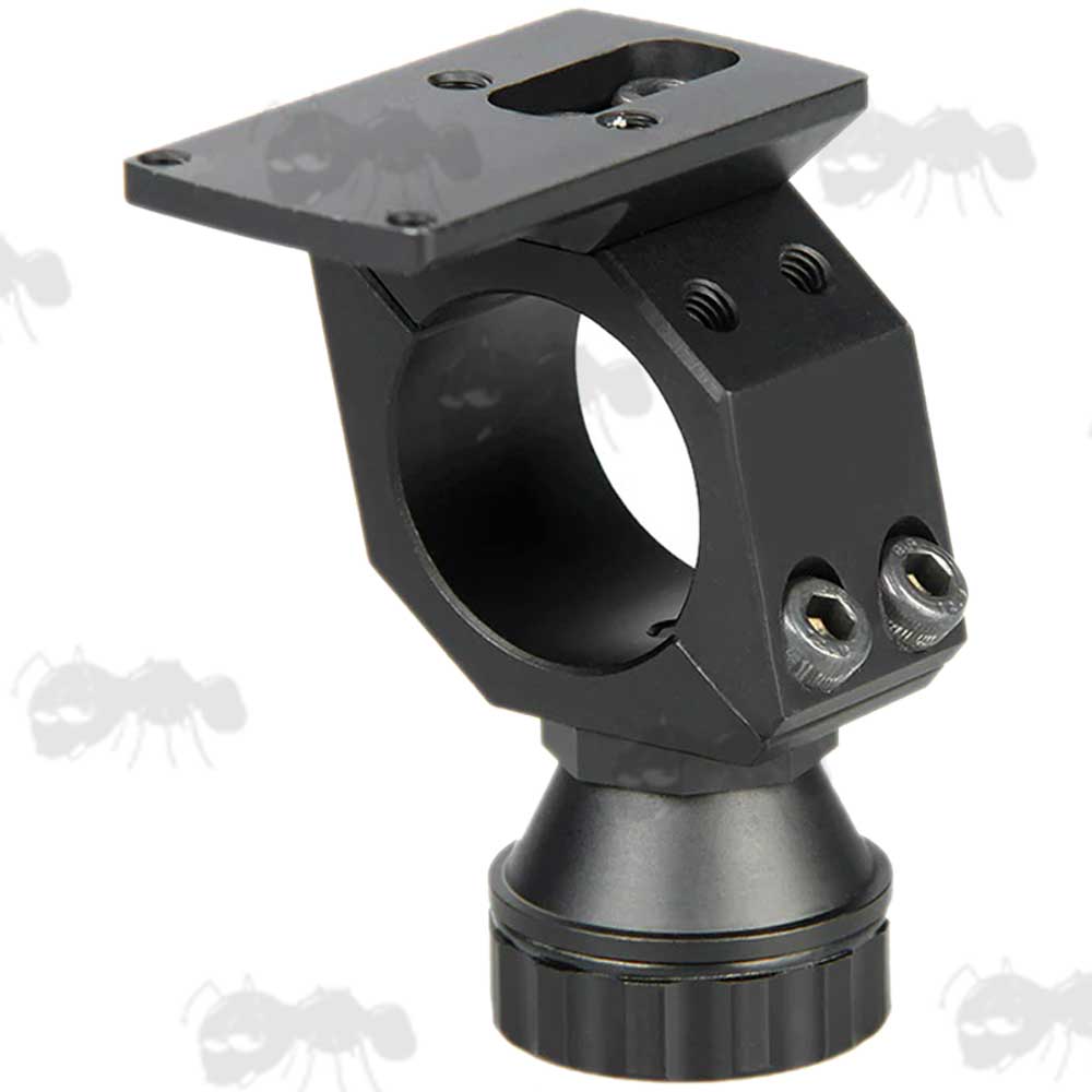 Black Mount for Fitting RMR Sights to Rifle Scope Tube Body