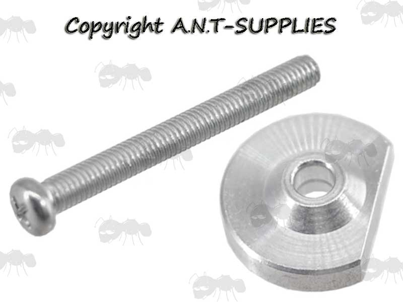 Metal Airsoft Buttstock Buffer Tube Holder with Screw