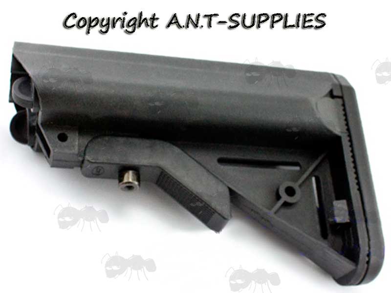 All Black AR-15 SOPMOD Collapsable Rifle Buttstock