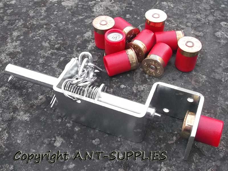 Steel Tripwire Short 12 Gauge Blank Cartridge Firing Alarm Mine With Ten Blanks Saluting Cartridges