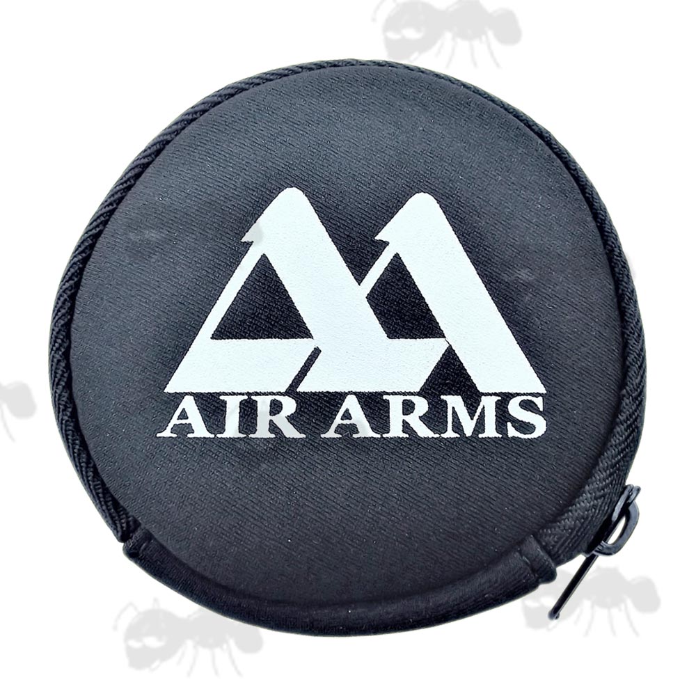 Black .177 Calibre Air Arms Pellet Tin Cover