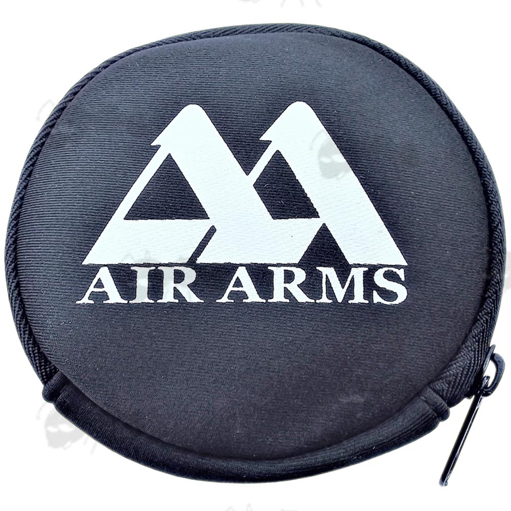 Black .22 Calibre Air Arms Pellet Tin Cover