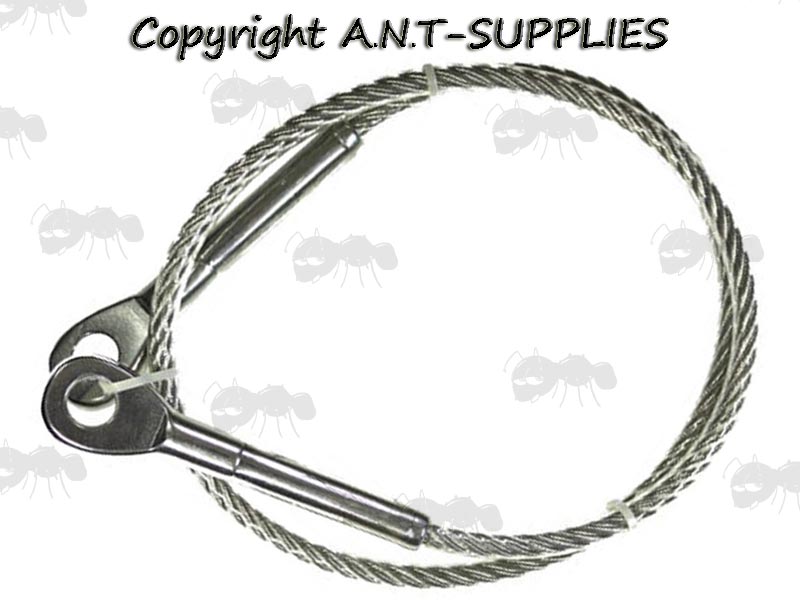 Three Foot Long Double Loop End Security Cord Extension for Gun Rack Displays