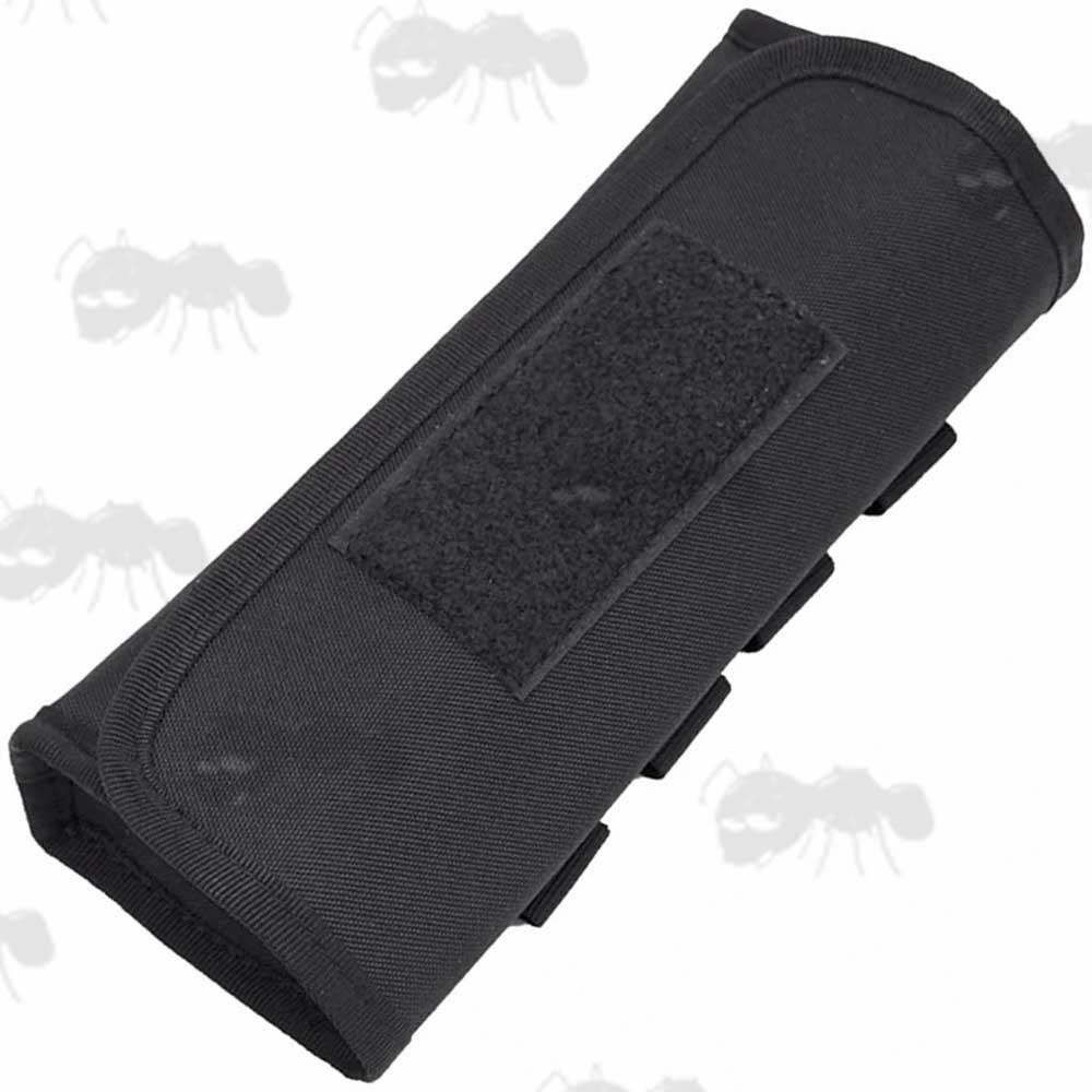 Closed View of The Black Canvas Shotgun Cartridge Wallet
