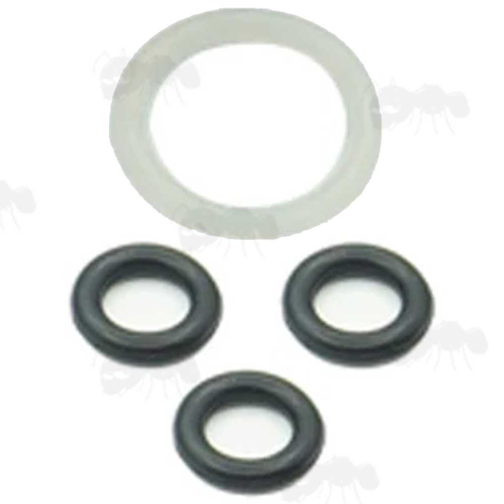 Pack of Four O-Ring Seals for the 12g Co2 Capsule to Paintball Tank Adapters