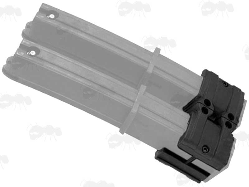 MP7 Polymer Double Magazine Clamp Shown Fitted to Magazines