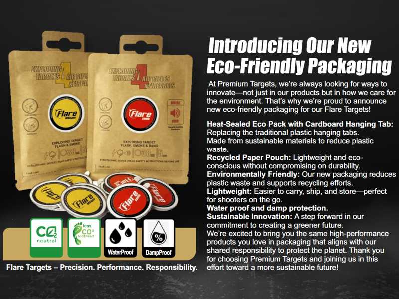 Flare Exploding Targets Packaging Information