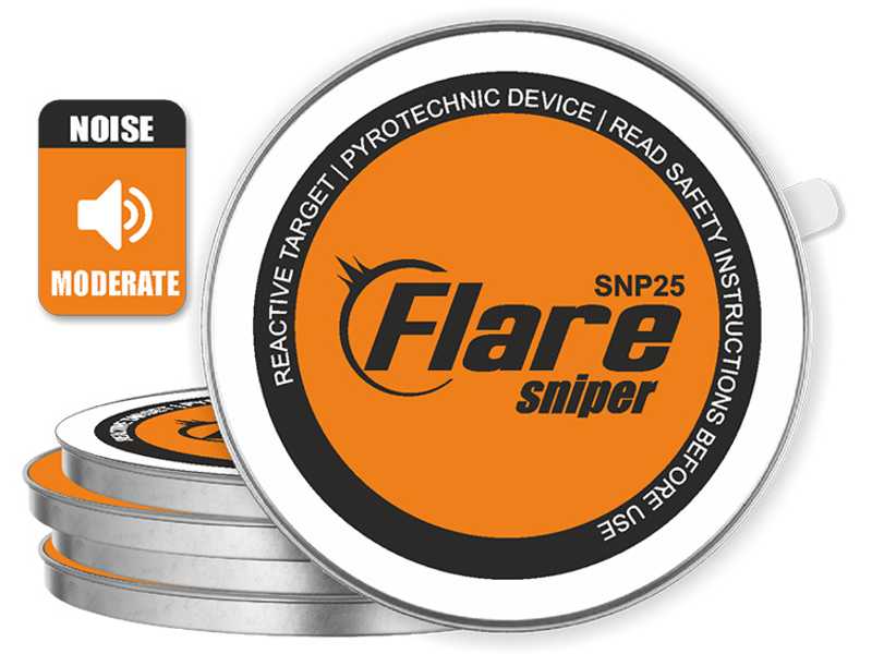 25mm Diameter Small Sniper Flare Sonic Loud Exploding Target