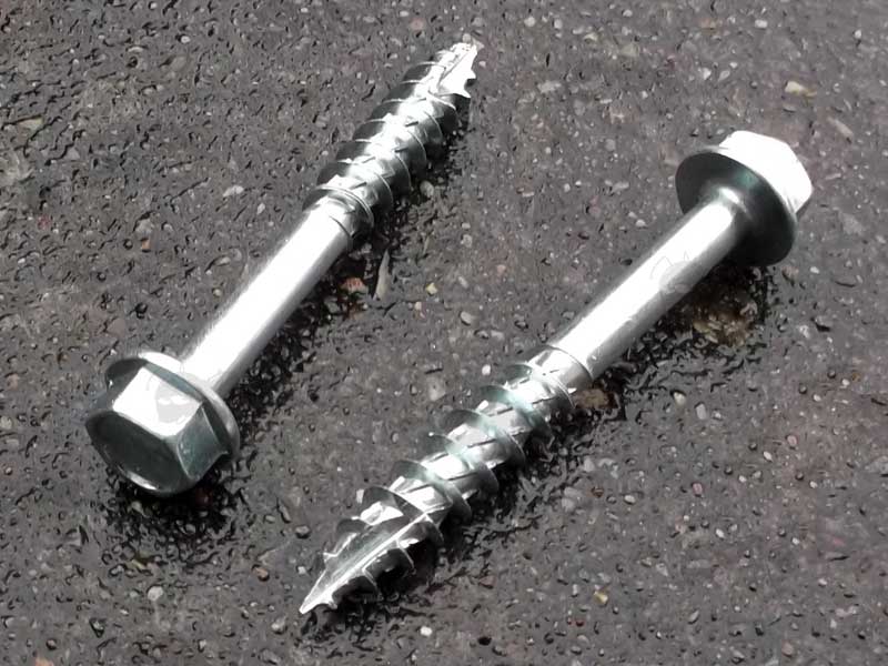 Pair of 75mm Long Coach Bolts for Gun Safes and Cabinets
