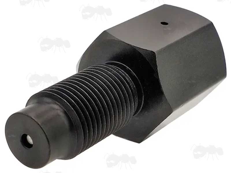 88g Co2 Capsule to M16x1.5mm Thread Adapter for AirSource Airguns, External Thread View