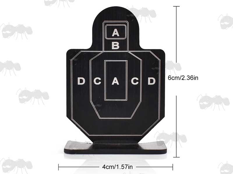 Black Airsoft Knock Down Square Targets