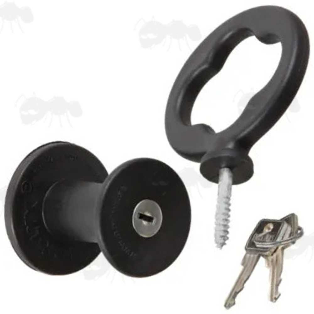 Nor-Lyx Wall Mounted Gun Display Mount Lock with Two Keys
