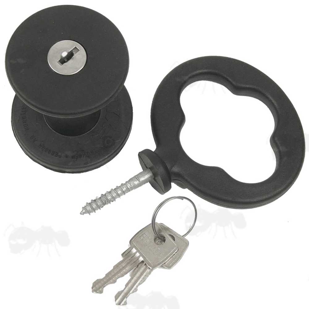 Nor-Lyx Wall Mounted Gun Display Mount Lock with Two Keys