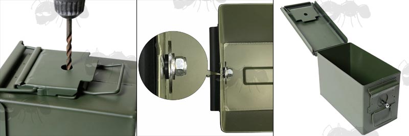 DIY Locking Stud Kit Fitting to Ammunition Box