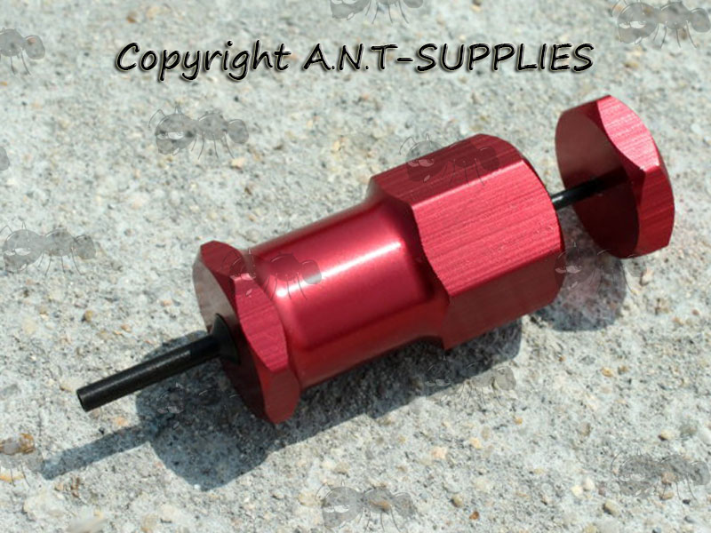 Small Red Aluminium Tamiya Battery Pin Connector / Removal Tool