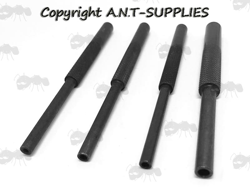 Set of Four AR M4 M16 Rifle Series Take Down Steel Pin Punches