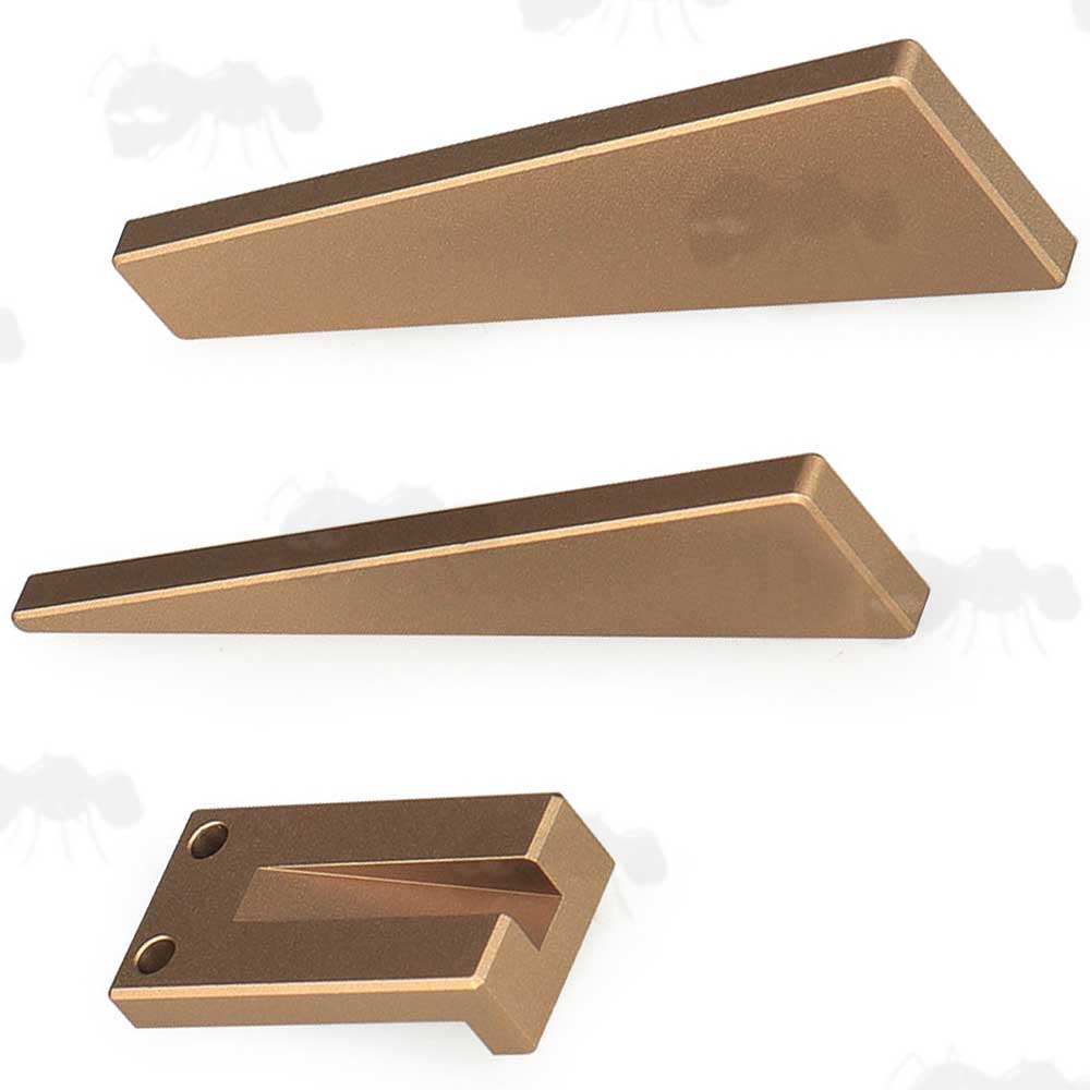 Gold Coloured Three Piece Scope Leveler Wedge Set