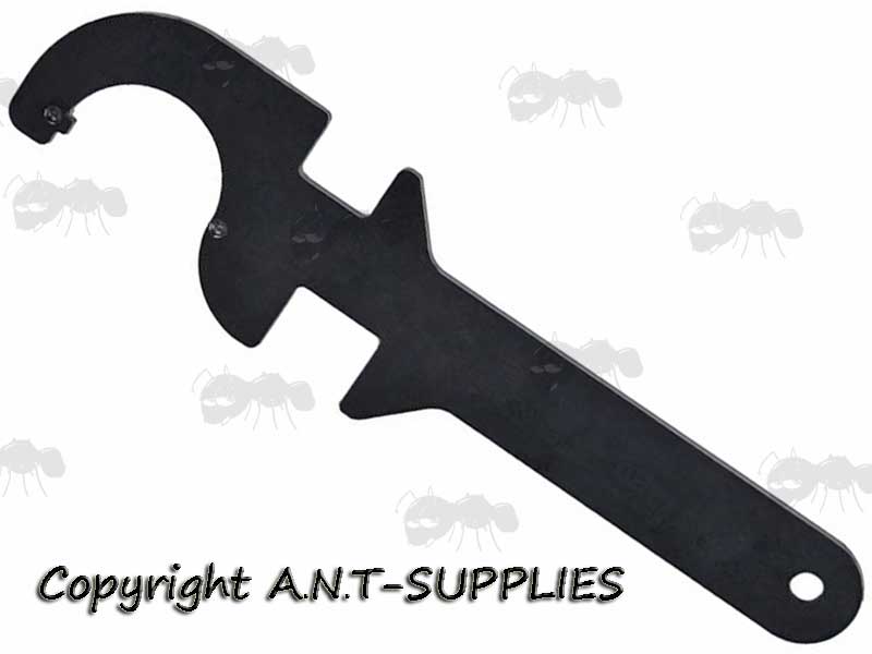 Black Airsoft AEG Delta Ring & Stock Tube Wrench