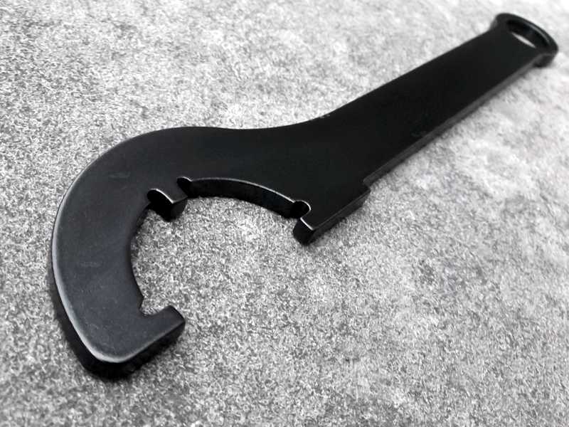 Slimline Steel M4 Rifle Series Buttstock Castle Locking Nut Wrench
