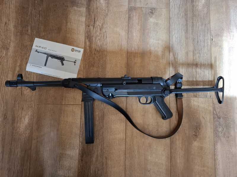 Slip-On Adapter for Ruger 10/22 Rifles to Accept 5/8x28 American Thread Silencers, Shown Fitted to a Deactivated MP5