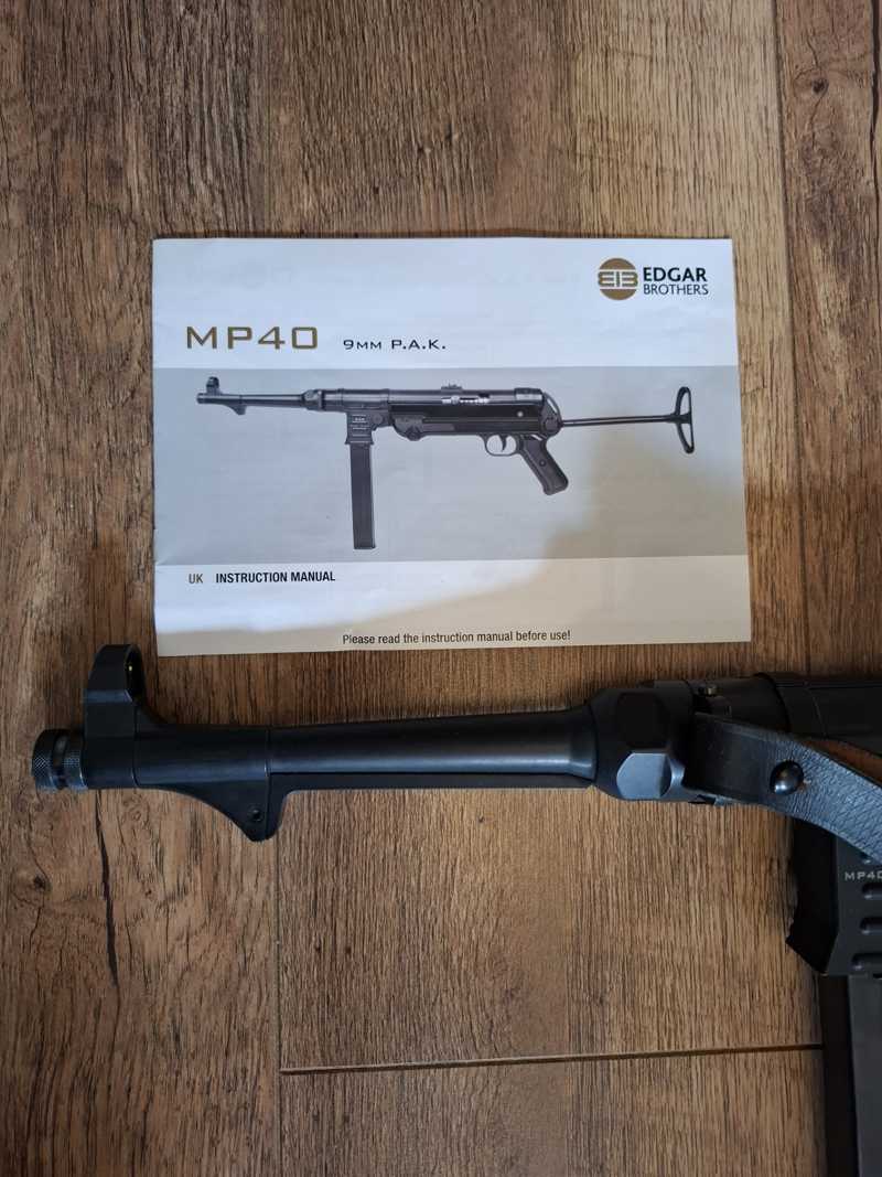 Deactivated MP5 Barrel View