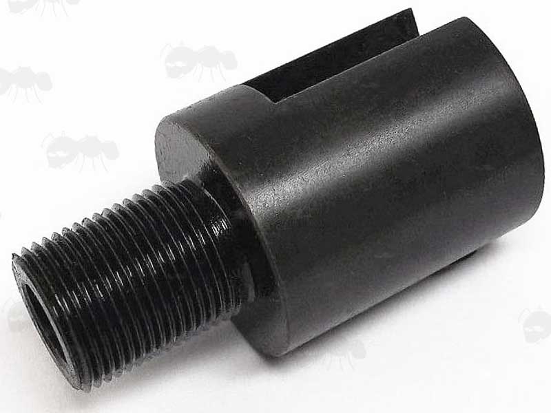Slip-On Adapter for Henry U.S Survival Rifle (AR-7) Rifles to Accept 1/2-28 American Thread Silencers