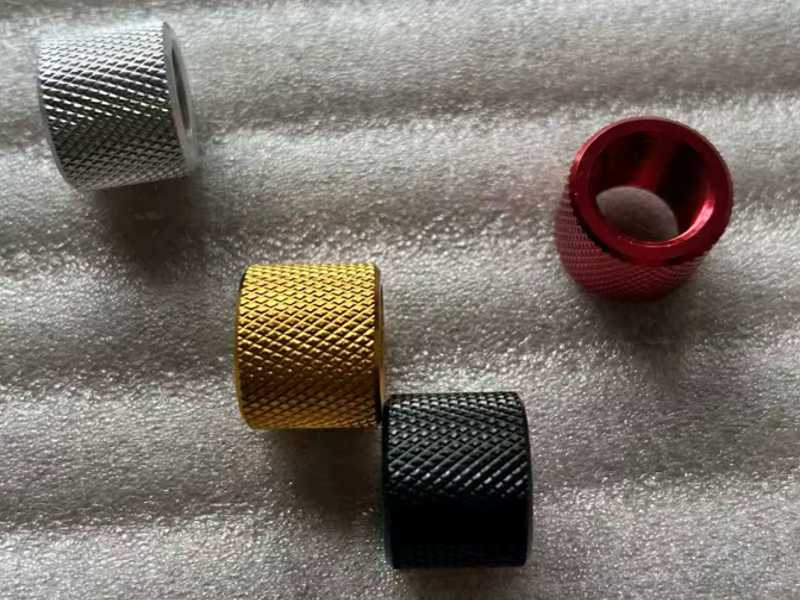 Four Aluminium Thread Protectors for 1/2x28 UNEF Rifle Barrel Silencer Threads, In Black, Silver, Red and Gold Anodised Finishes