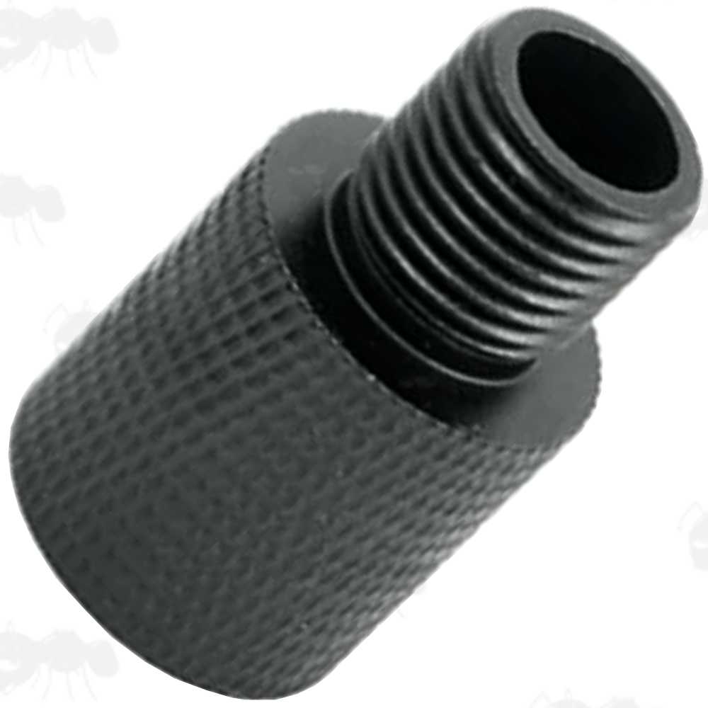 Black 1/2x20 UNF Threaded Muzzle Extension