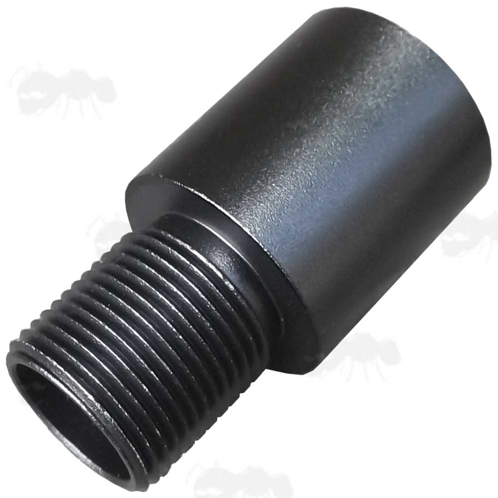 Black 14mm Left-Hand Threaded Muzzle Extension