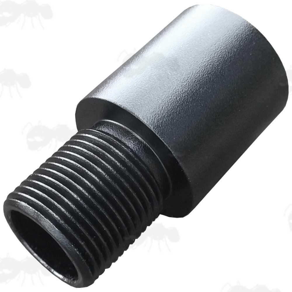 Black 14mm Right-Hand Threaded Muzzle Extension