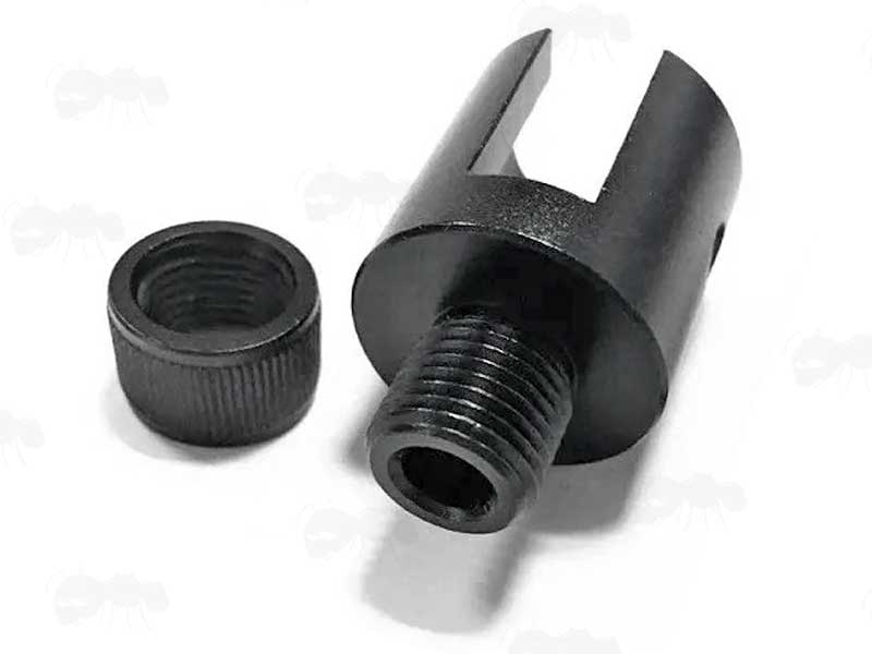 Slip-On Adapter for Ruger 10/22 Rifles to Accept 1/2x20 American Thread Silencers