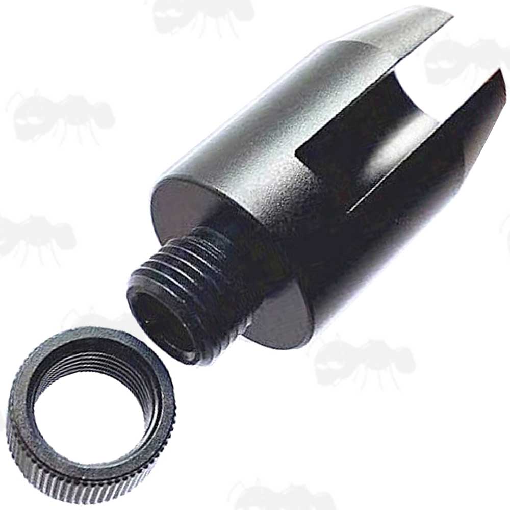 Slip-On Adapter for Ruger 1077 Air Rifles to Accept 1/2-20 American Thread Silencers