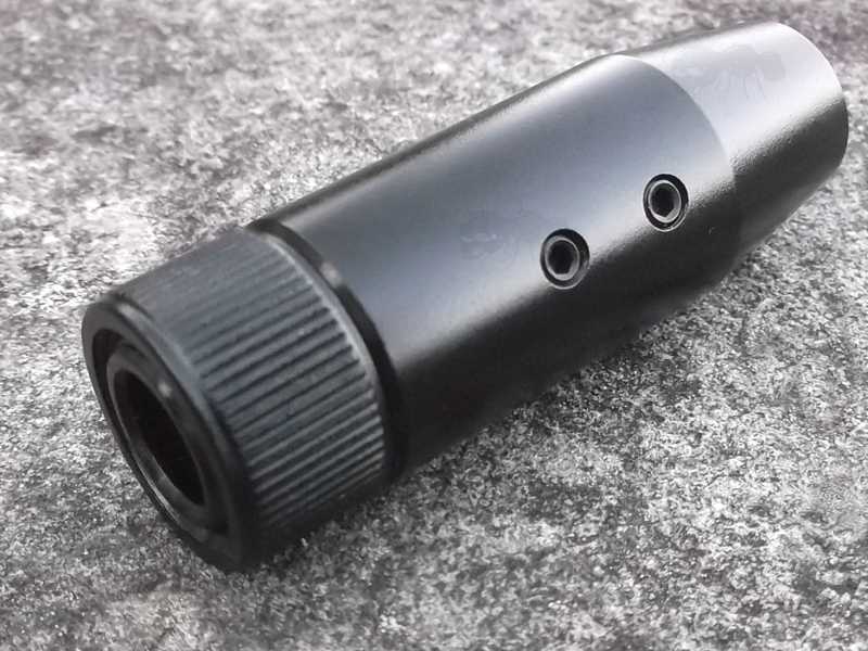 Slip On Airgun Silencer Adaptor with Thread Guard for 11.1mm Diameter Barrels