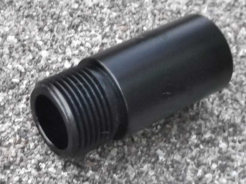 Black Anodised 6061 T6 Aircraft Grade Alloy M12x1 Right Hand Female Thread To M14x1 Left Hand Male Thread Muzzle Adapter