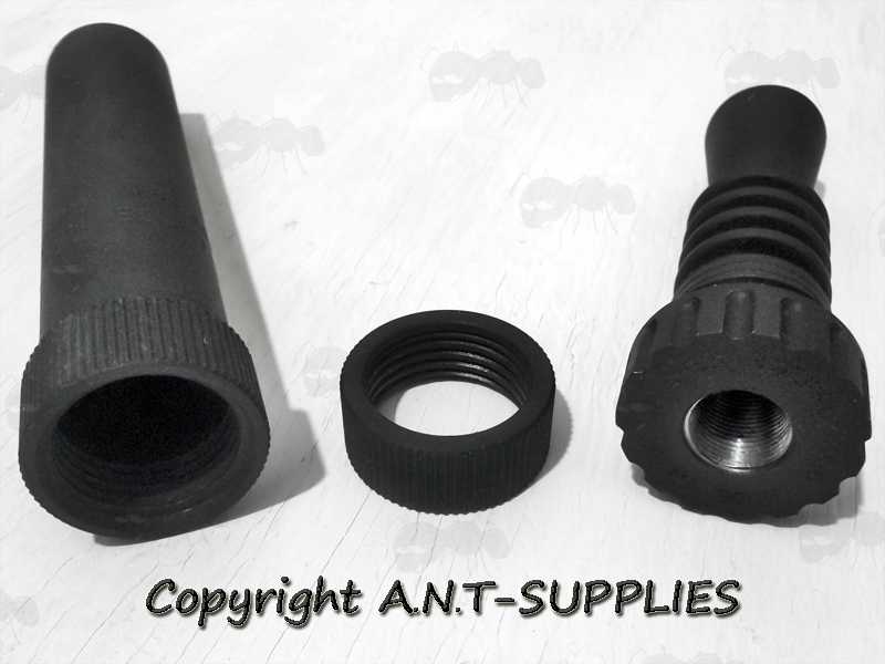 Disassemble View of The Vorpal Arms SOLO Muzzle Brake with BLAST-E.R.