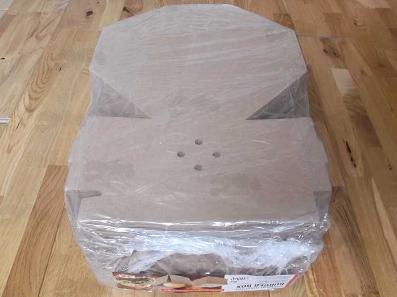 Pack of Fifty Flat-Packed Brown Cardboard Premium Burger Box with Integral Lid