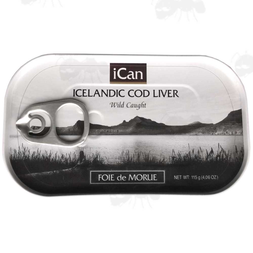 Ring Pull Rectangular Tin of iCAN Wild Caught Liver