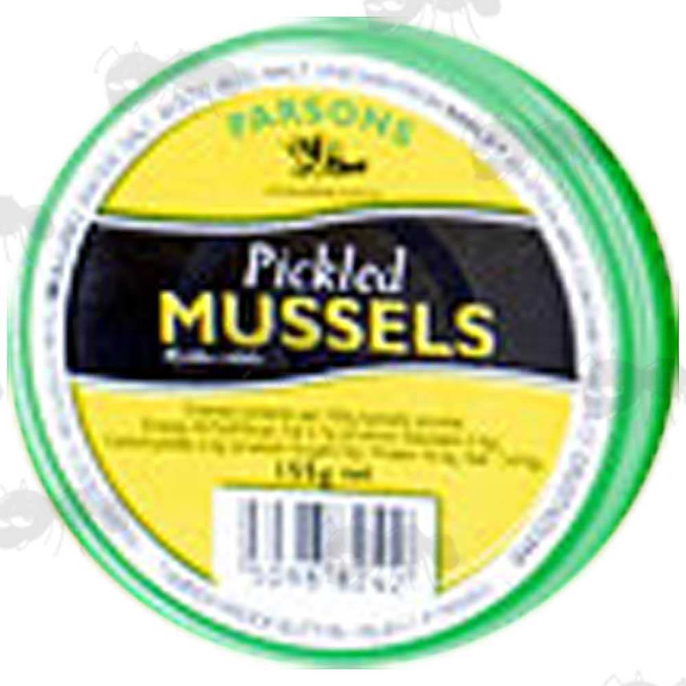 155g Glass Jars of Parsons Bottled Pickled Shellfish Cockles & Mussels