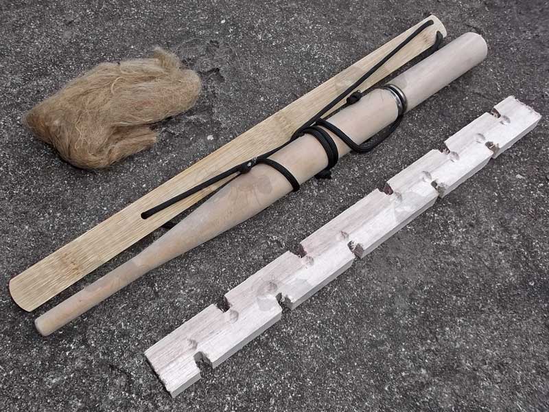 Wooden Bow Drill Fire Starting Kit