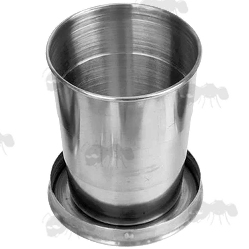 Extended Collapsible Stainless Steel Cup With 150ml Capacity