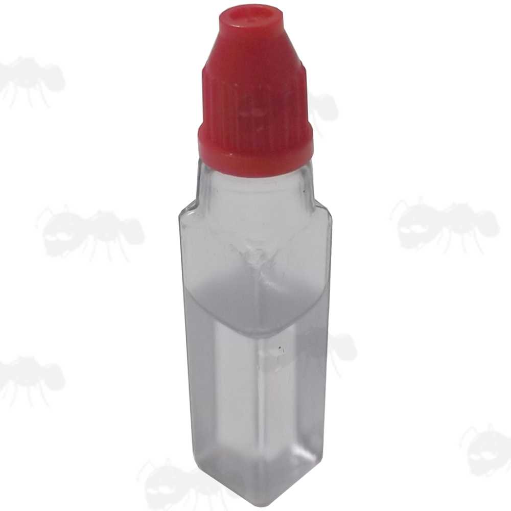 Mini Plastic Bottle of Lighter Oil Fluid Fuel with Red Top