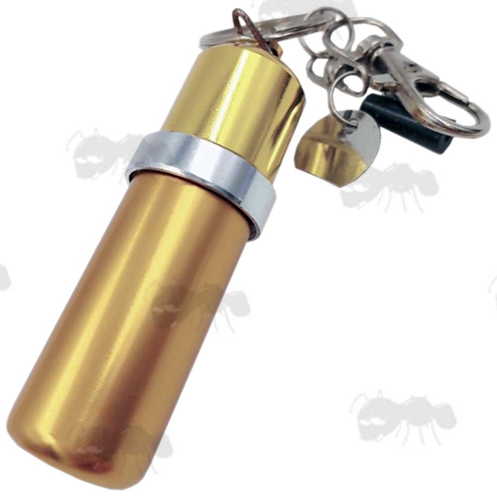 Gold Colour Keychain Lighter Fuel Kettle