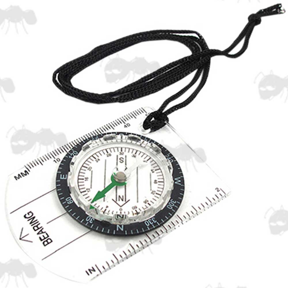 Small Map Reading Baseplate Compass